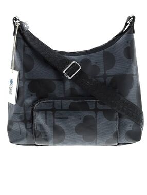 Orla Kiely Elephant Maze Gray Large Hobo Crossbody Bag NWT